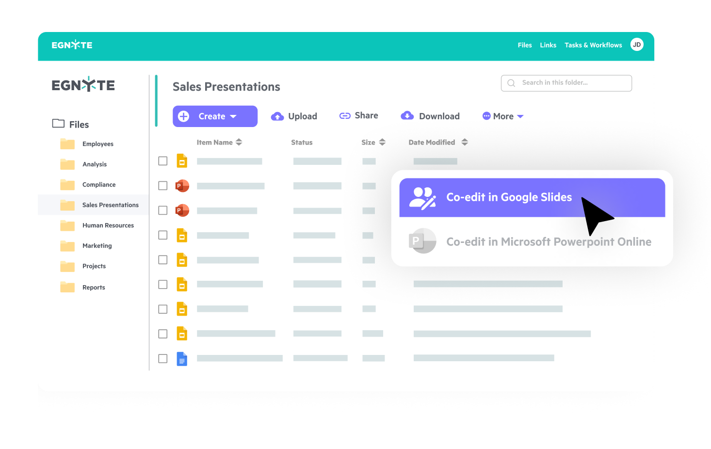 Co-edit Google Workspace