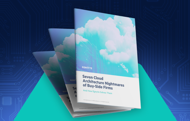Seven Cloud Architecture Nightmares of Buy-Side Firms