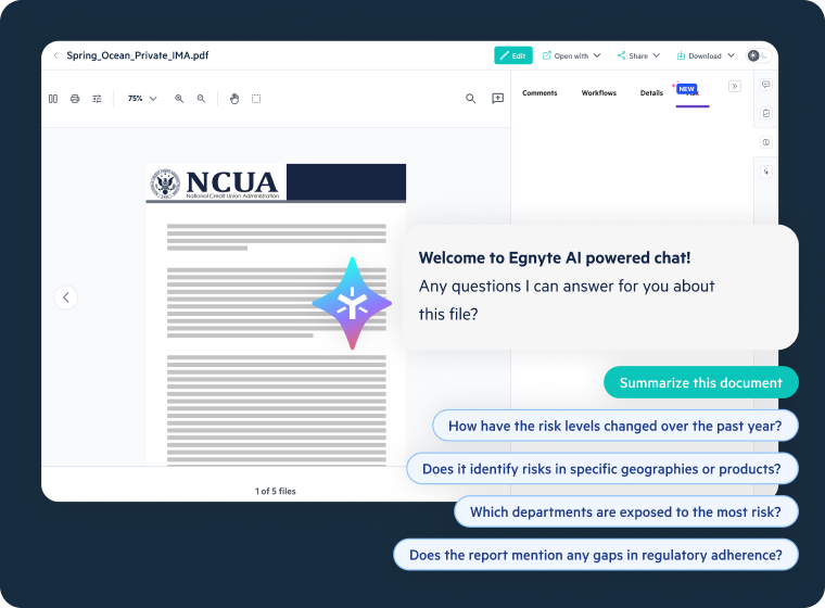 Surface Faster Customer Insights for Banking and Credit | Egnyte