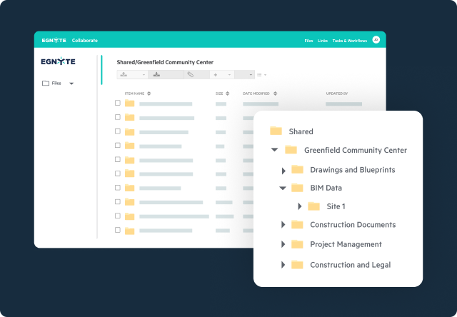 Collaboration features for security, version control, and automation | Egnyte