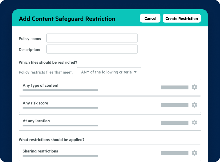 Content Safeguard Policies | Egnyte
