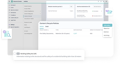 Egnyte's Golden Thread Safety Act Compliance Solution