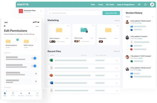 Secure Large File Sharing & Collaboration