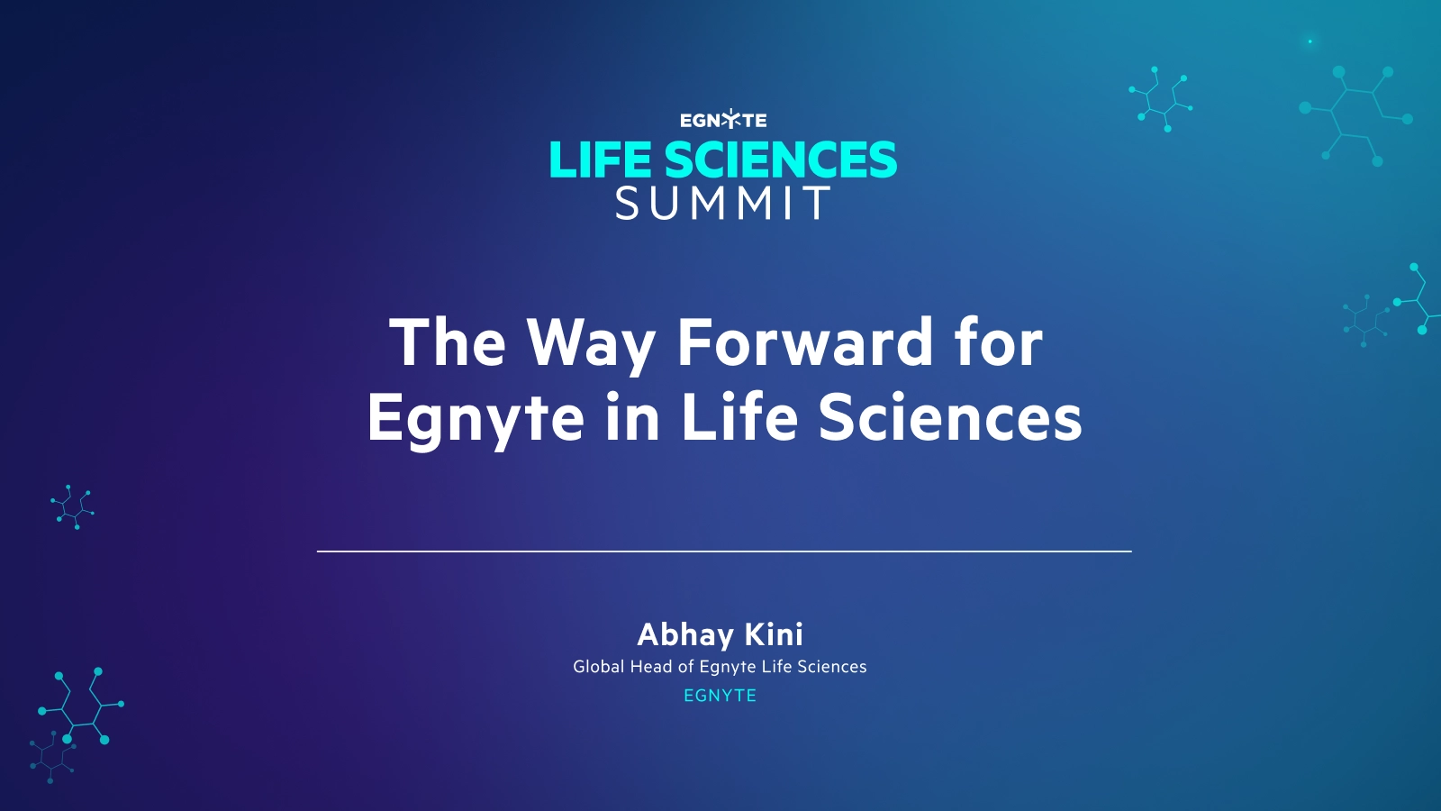 The Way Forward for Egnyte in Life Sciences