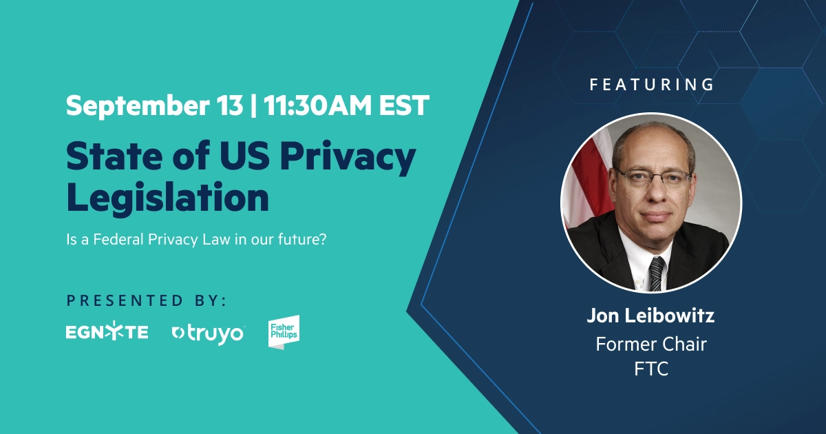 Data Privacy Webinar with Jon Leibowitz